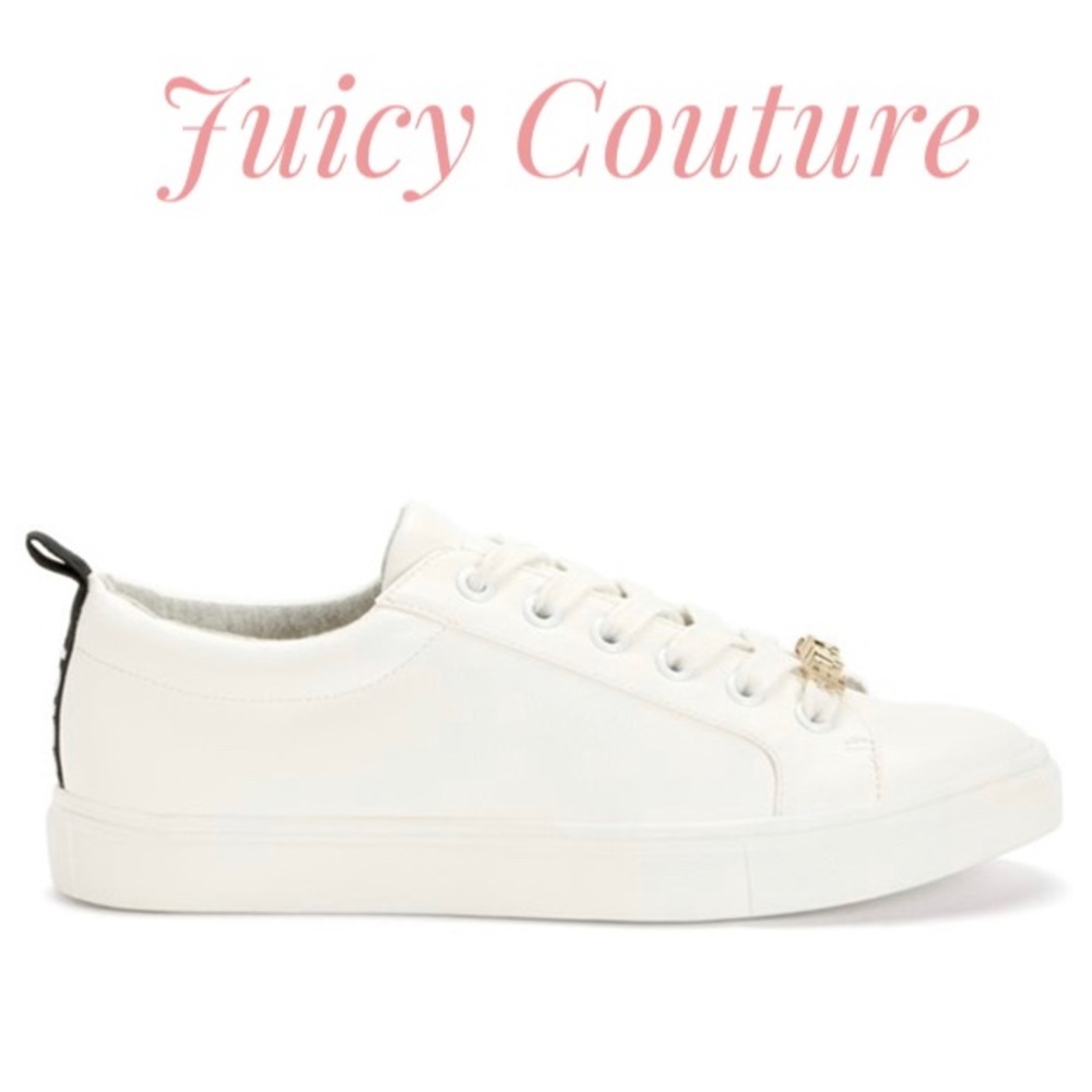 New Juicy couture white / hot pink sneakers with logo - Picture 2 of 5